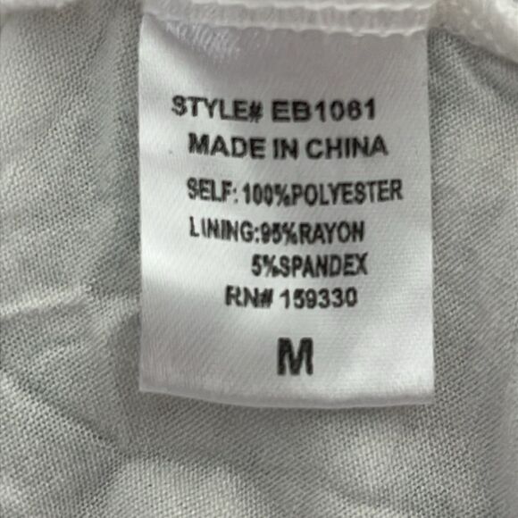 Heyson Body Suit Itsy Bitsy Floral Prints Key hole tie w buttons NWT SZ M - Picture 12 of 14